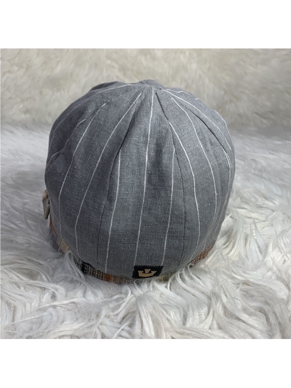 GOORIN BROS Cloche Schoolgirl Cabbie Hat Newsboy Linen Blend Ms Juliet Size XS - Picture 4 of 11